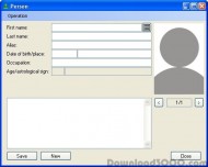 PersonsDatabase screenshot